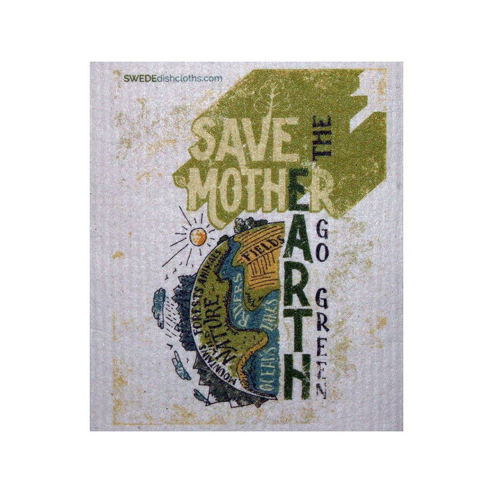 Swedish Dishcloth Save Mother Earth