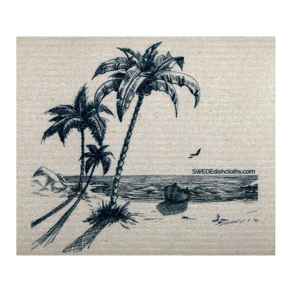 Swedish Dishcloth Peaceful Beach