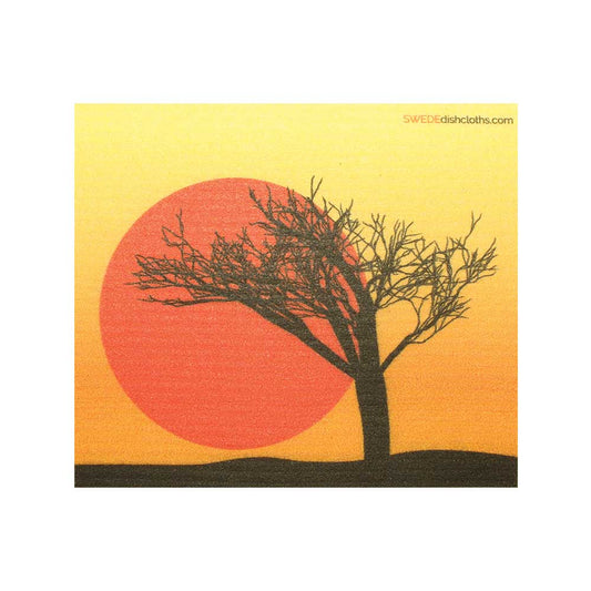 Swedish Dishcloth Tree Silhouette